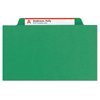Smead Pressboard Folder, 1/3 Cut, Green, PK25 21546
